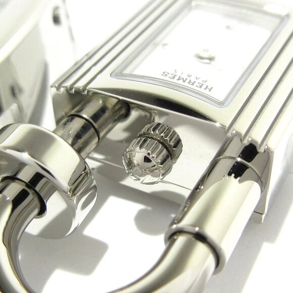 Auth HERMES Kelly Watch KE4.110/W062467WW00 3****** Silver Women's Wrist Watch - Picture 4 of 12